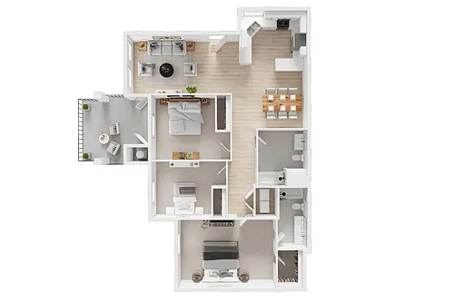 Floor plan 3X2 A
