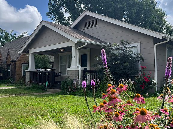 Pollinator friendly garden beds.