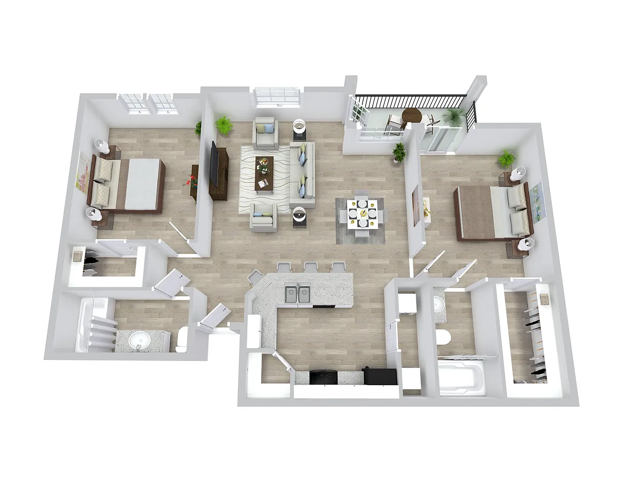 Floor plan B2