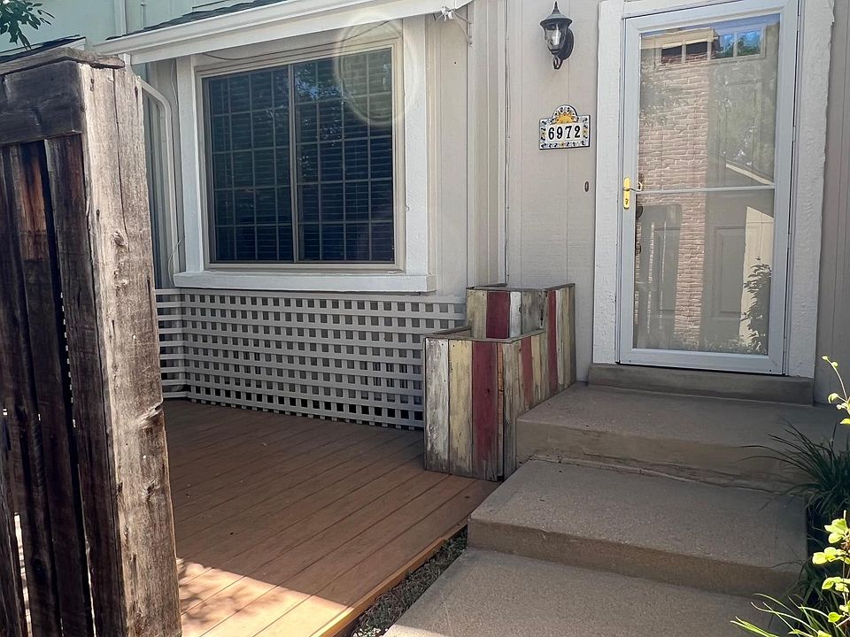 Relaxing front patio and private entrance.