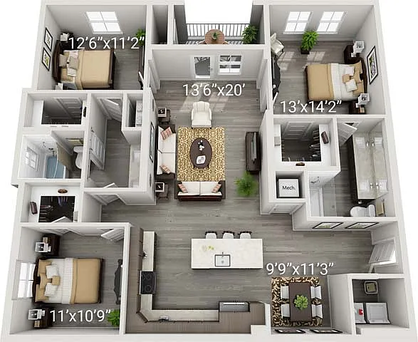Floor plan Caserta