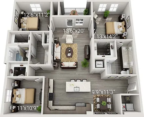 Floor plan Caserta