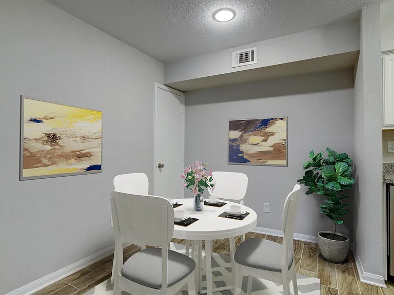 Dining nook.