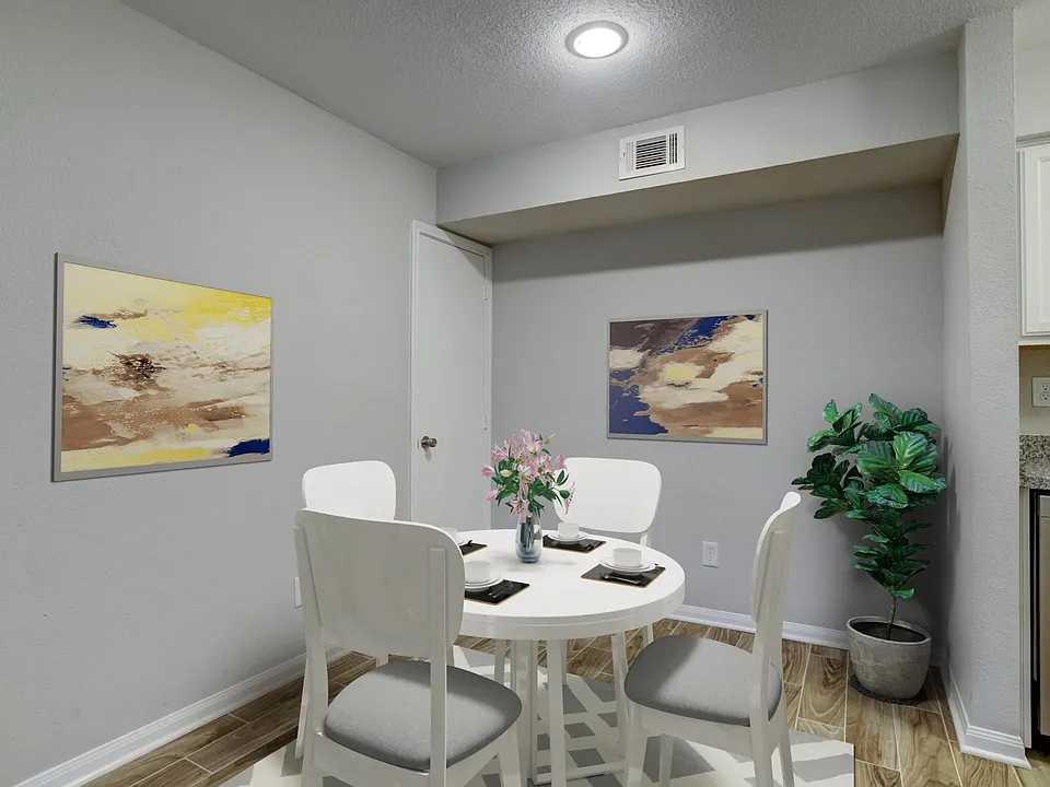 Dining nook.