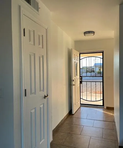 Front door with security offering amazing cross breeze