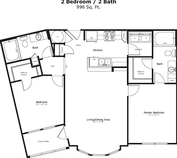 Floorplans-2BR-2BA-Harold-2-Ivy-Town Floorplans-2BR-2BA-Harold-2-Ivy-Town