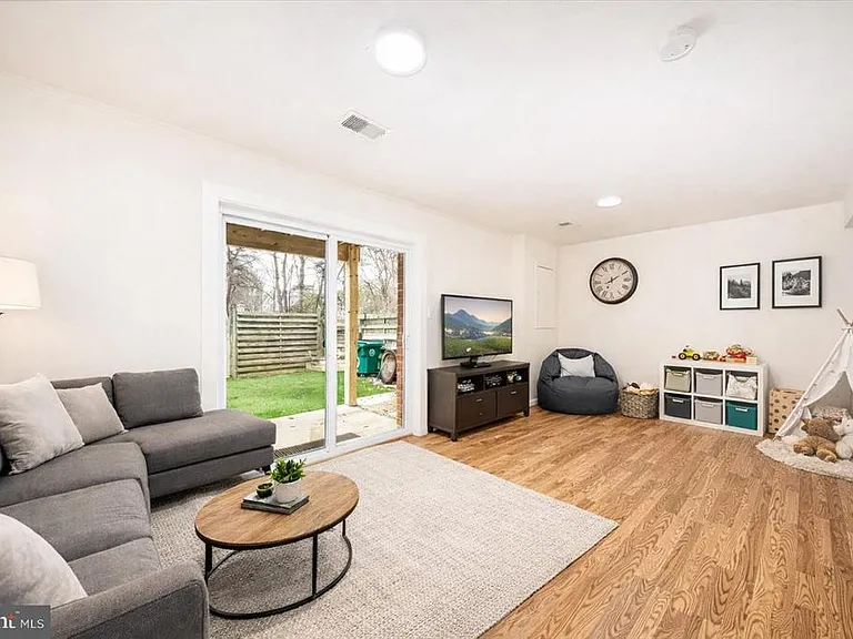 Entry Level Family room Virtually Staged