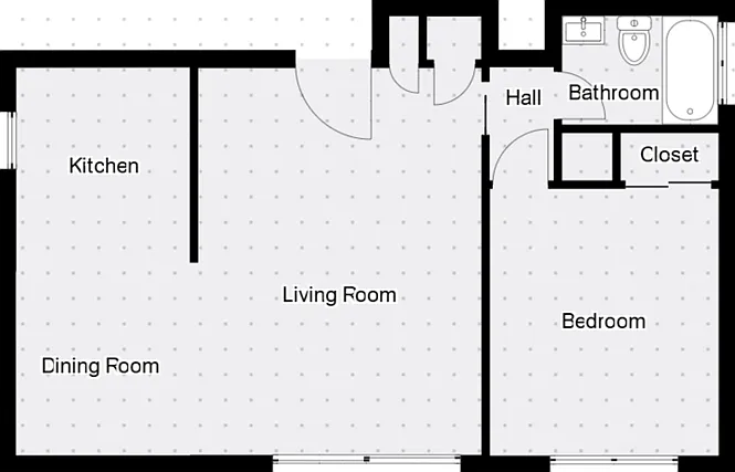 1 bed, 1.0 bath, 725 sqft, $3,000 — Photo 2