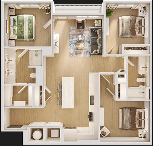 Floor plan 3B