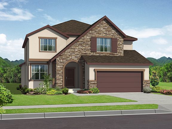 Cottage w Stone Exterior Photo representing home to be built and may demonstrate optional features