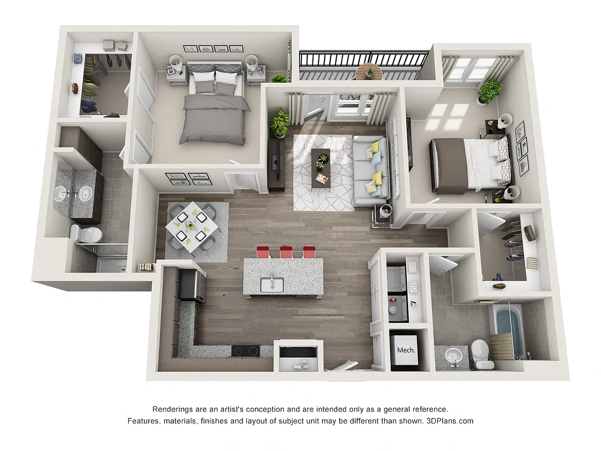 Floor plan The Adair