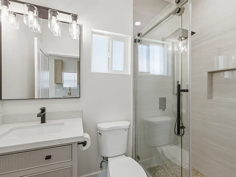 Glass shower door