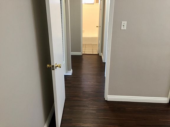 Hallway to bathroom