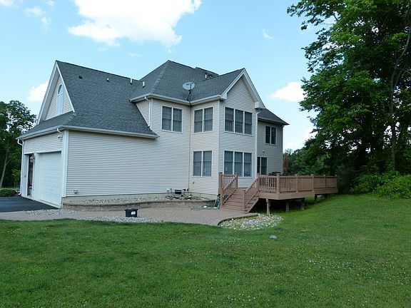 Rear of home- patio and deck