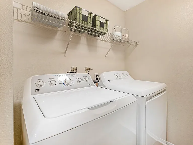 Washer and dryer