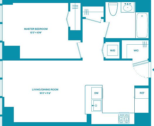 2nd image of 100 W 31st St APT 37G