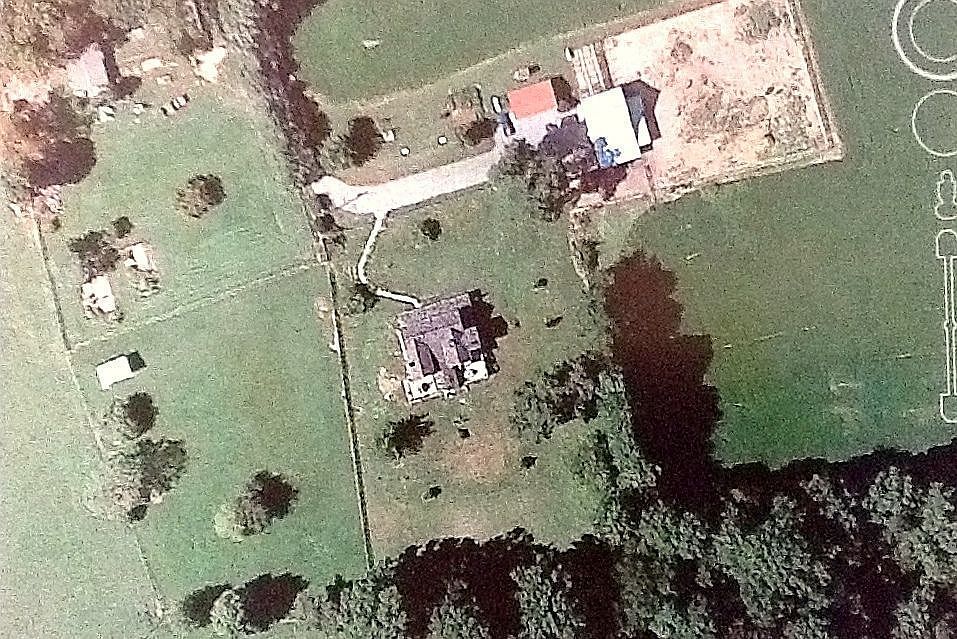 Aerial - only 1/3 west paddock showing. east paddock now in