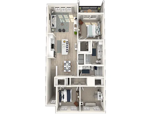 Floor plan D3 - Refined