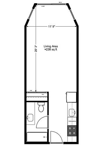 Floor plan Signature Series- Studio C