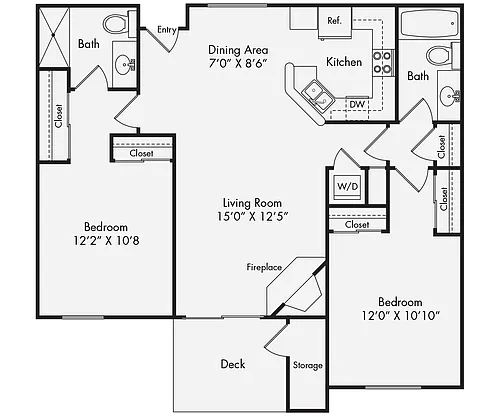 Floor plan 988