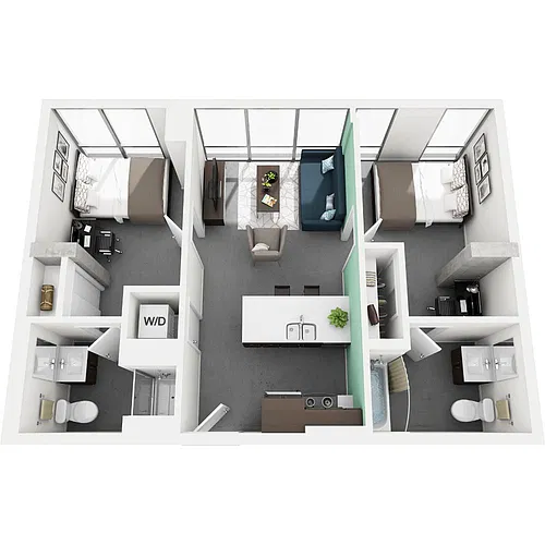 Floor plan VUE-2B2A