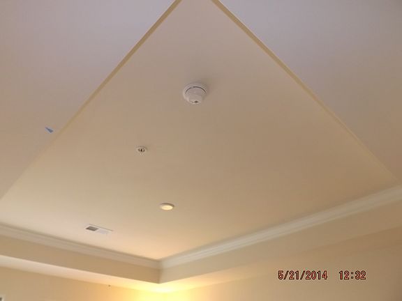 Tray Ceiling in Master Bedroom
