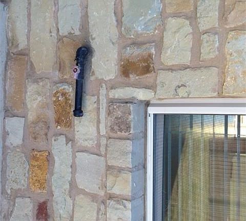 Gas Drop. Photos of a similar home. Actual home under construction.