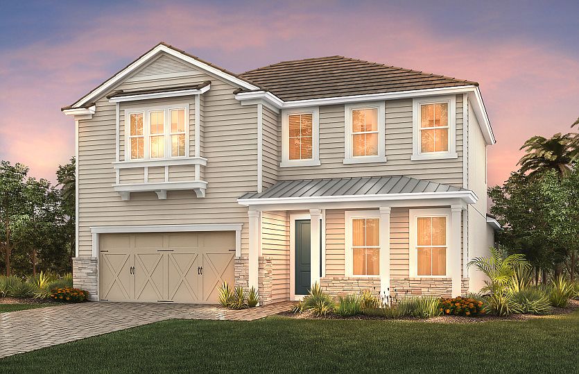 Elevation LC2B with stone