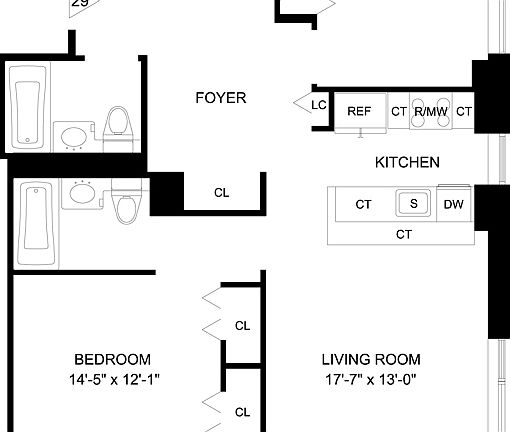 2nd image of 320 W 38th St APT 1629