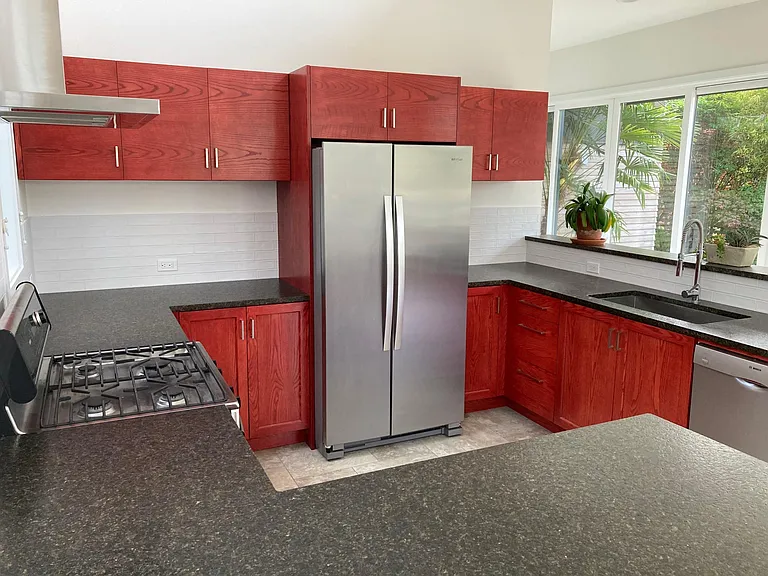 Quartz Counters, Stainless Appliances and Oversized Sink