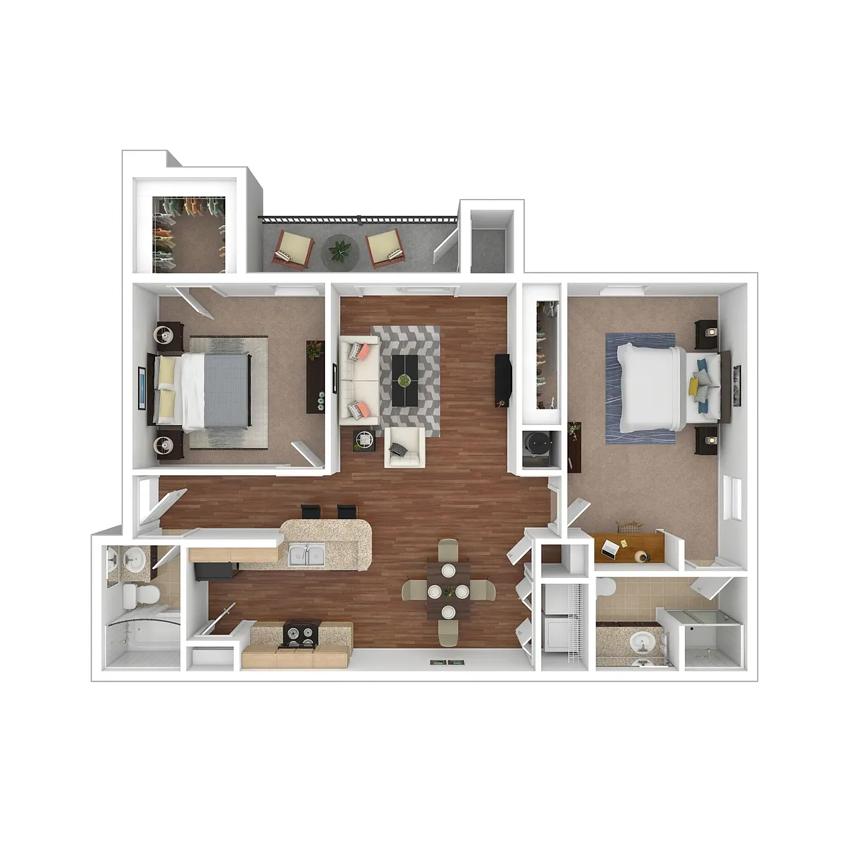 Floor plan B2-P1