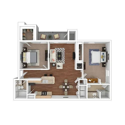 Floor plan B2-P1