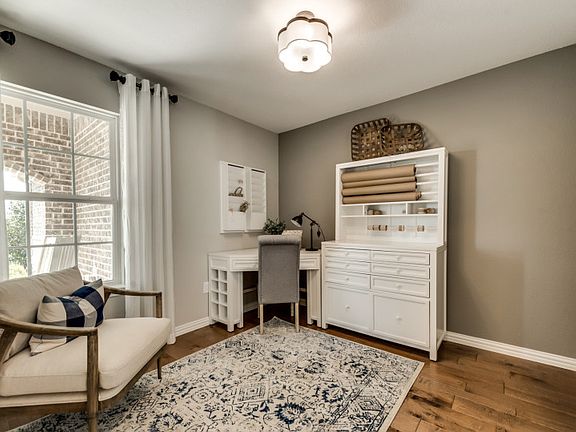 Flexible living space can be optionally converted into a study or craft area