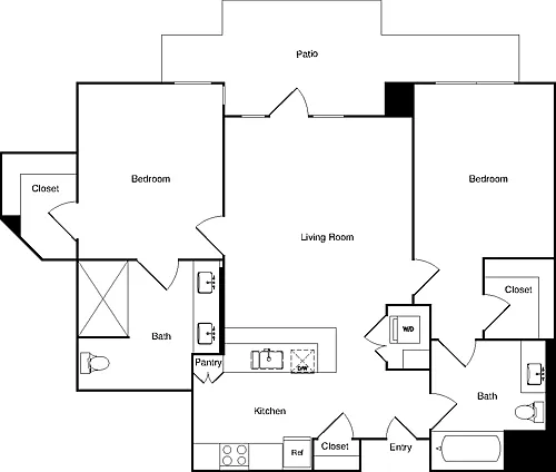 Floor plan B3