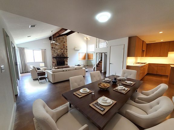 Dining Room Open to Living Room & Kitchen - Virtually Staged