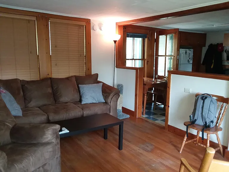 Handsome Living room is next to kitchen / dining area; open concept, nice spacious layout!