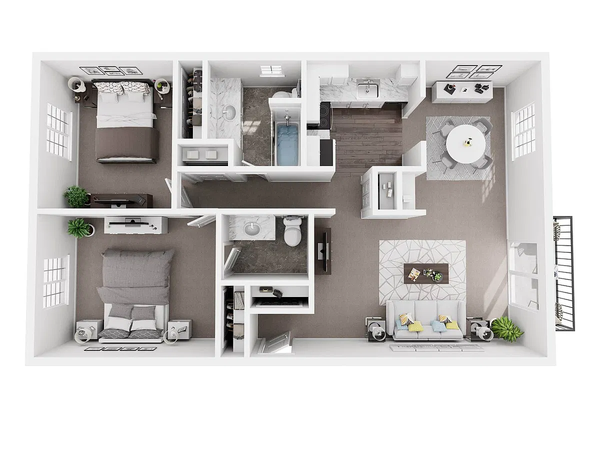 Floor plan Fairview Renovated