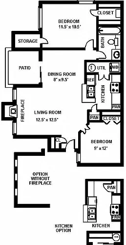 Floor plan The Westbury