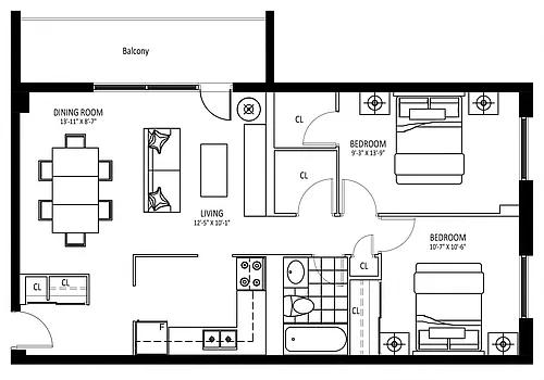 Floor plan 1102