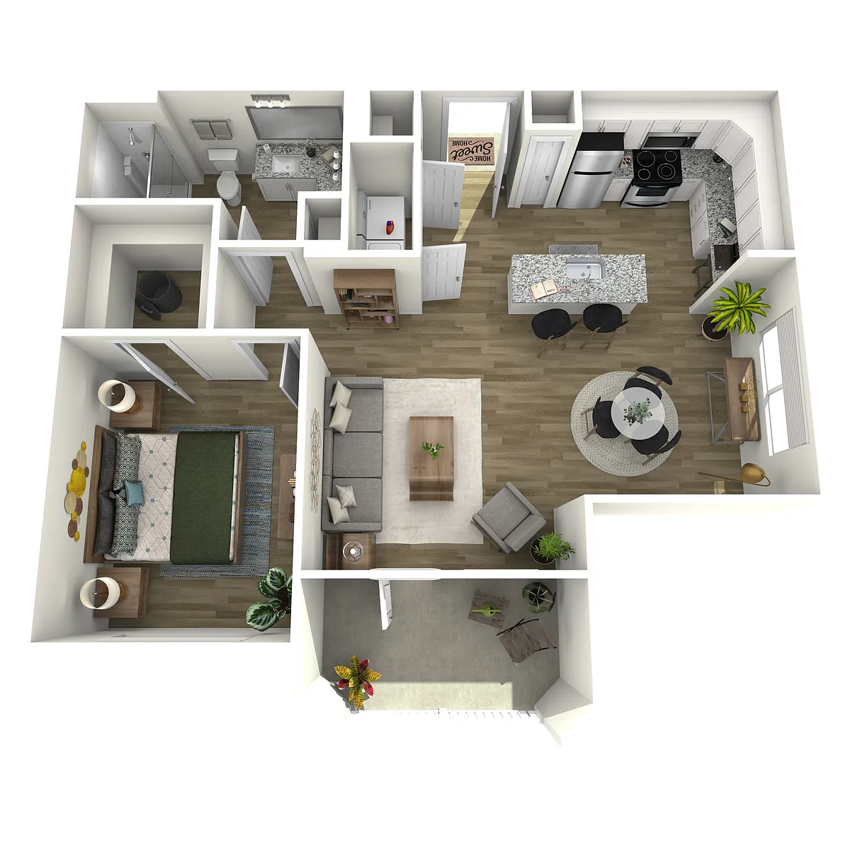 Floor plan B