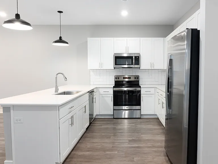 Stylish Plank Flooring Throughout