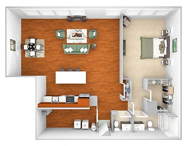 Floor plan A13