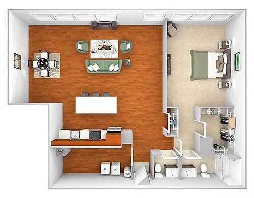 Floor plan A13