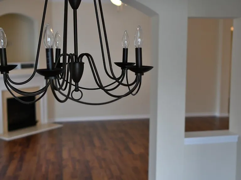 Separate dining room off kitchen.