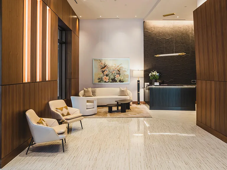 Warm welcomes to your new home begin in our beautiful lobby.