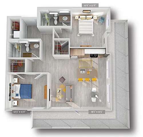 Floor plan B3