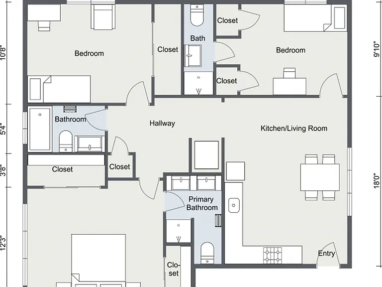 Duplet at Hillcrest | Modern Studio, 1 & 3 Bedroom Apartments — Photo 16