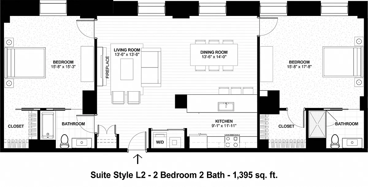 Floor plan Suite Style L2