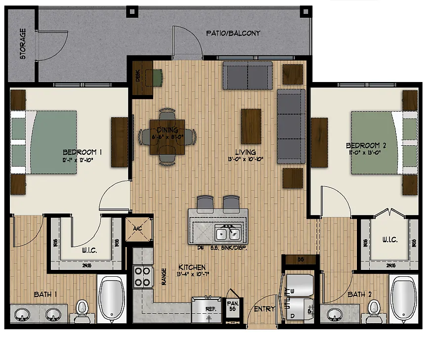 Floor plan B2E