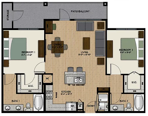 Floor plan B2E